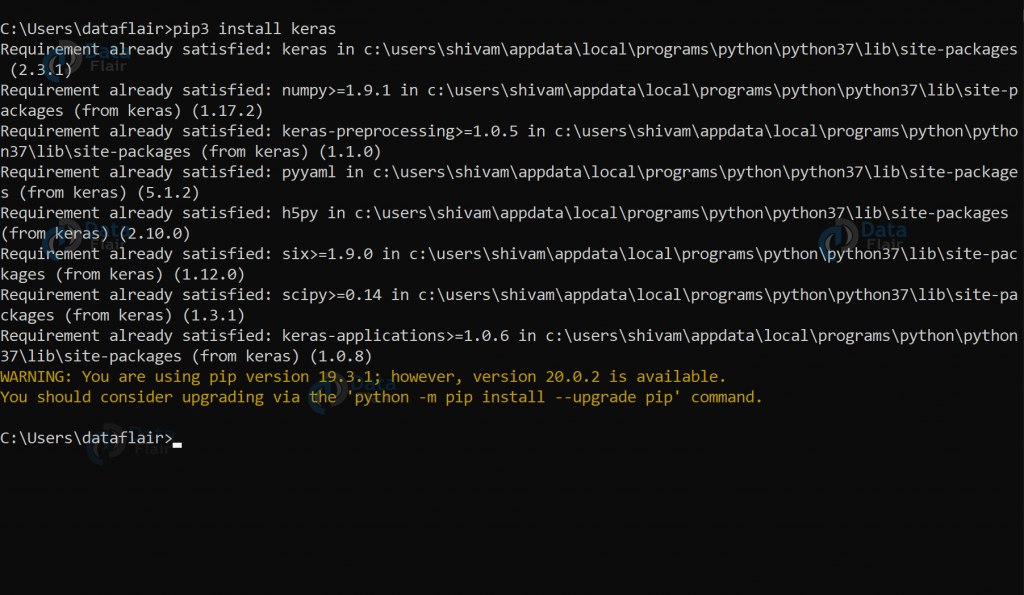 How To Install Keras On Linux And Windows - DataFlair