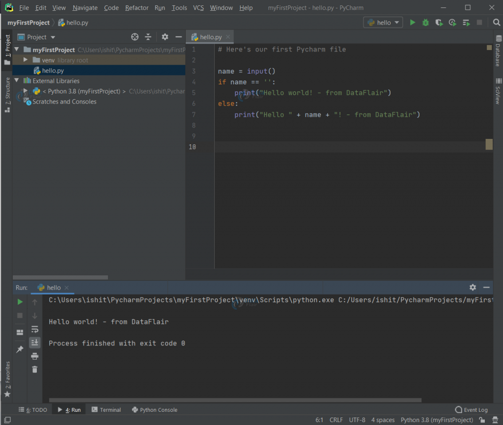 Python Hello World Program - Create & Run Your First Python Program in ...