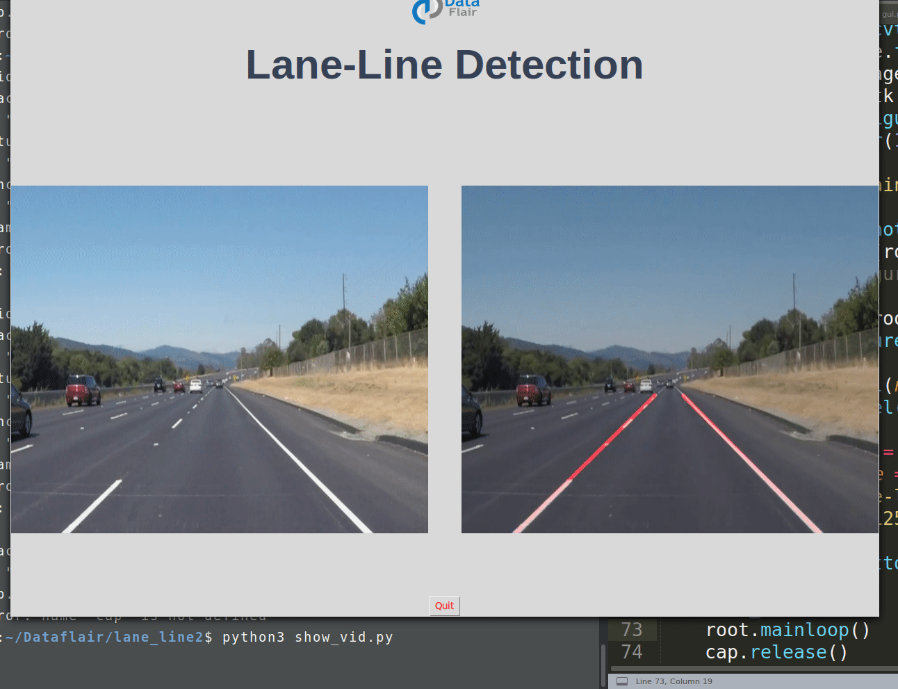 lane line detection ml project