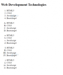 HTML Lists - CSS Styling Lists - DataFlair