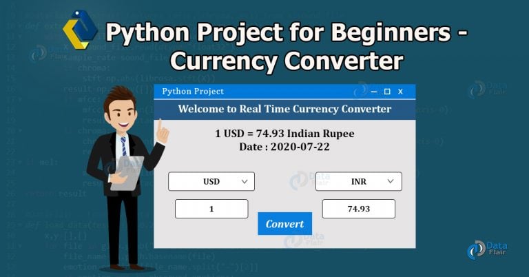 Currency converter python project with source code dataflair