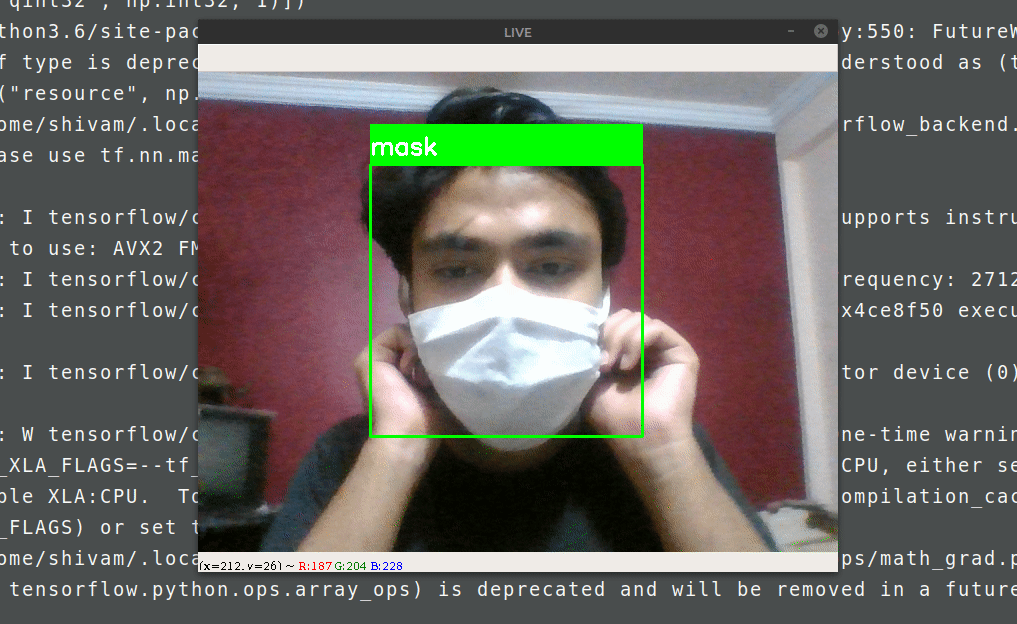 Real Time Face Mask Detector With Python Opencv Keras Dataflair