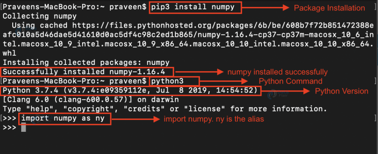 NumPy Installation - How to Install Numpy in Python - DataFlair
