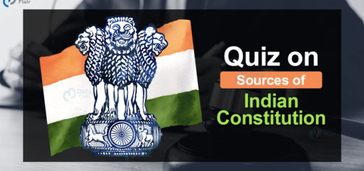 Sources of Indian Constitution Quiz