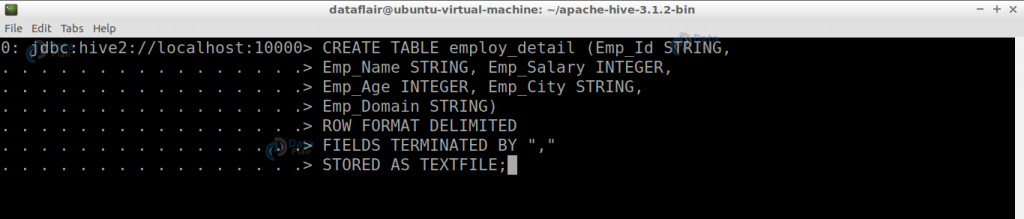 Hive Create Table Commands And Examples - DataFlair