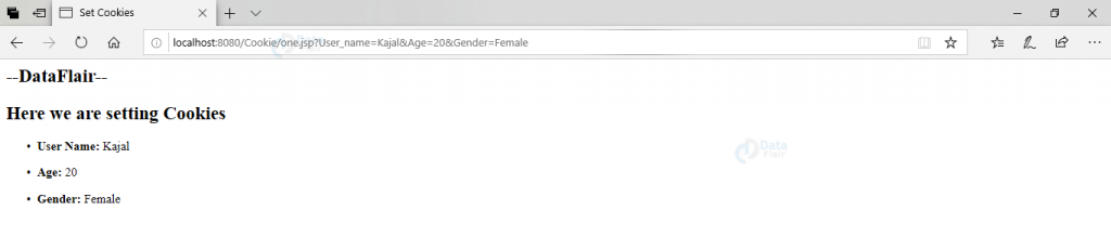 JSP Cookies Handling With Examples - DataFlair
