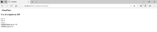 JSP Scripting Elements - Expressions, Scriptlets, Declarations - DataFlair
