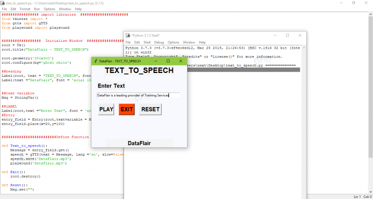 Convert Text To Speech In Python - DataFlair