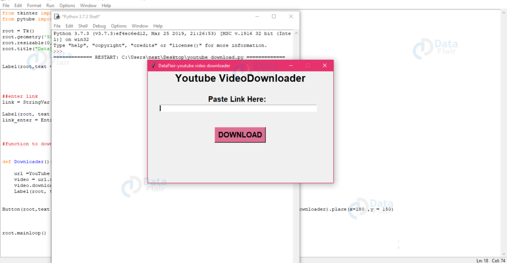 Python YouTube Downloader With Pytube - DataFlair