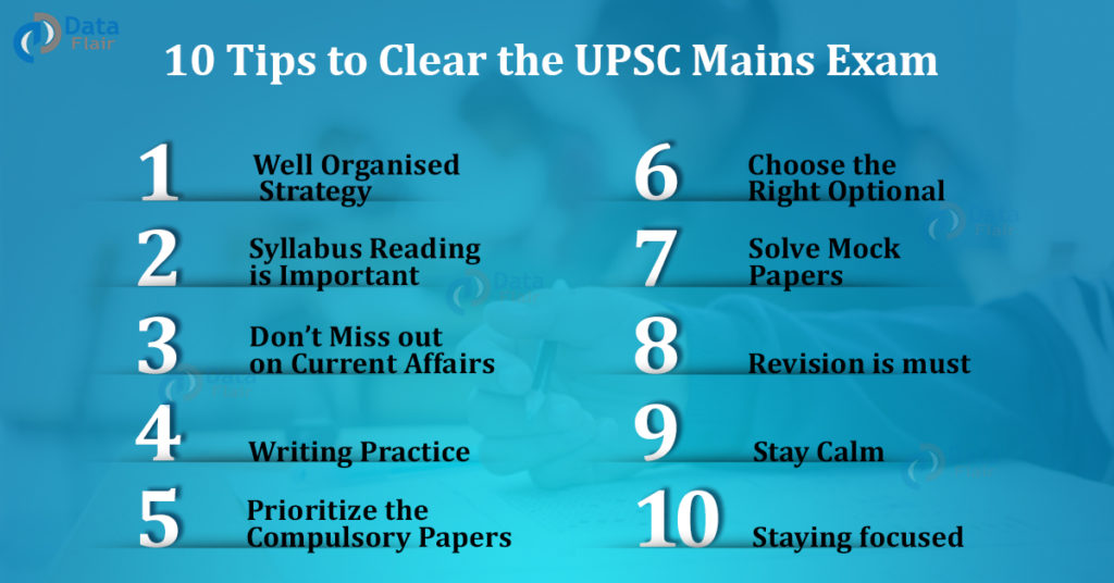 10 Tips To Clear The UPSC Mains Exam DataFlair