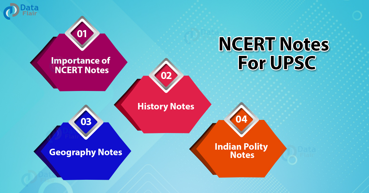 NCERT Notes For UPSC Preparation - History, Geography, Polity - DataFlair