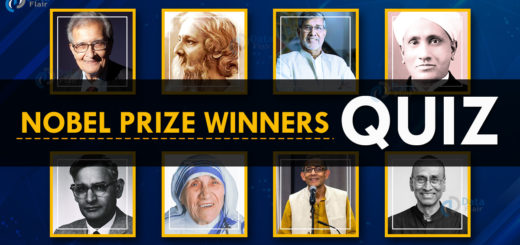 Quiz on Nobel prize winners of India