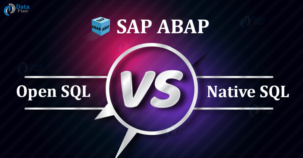 Open SQL & Native SQL in SAP ABAP