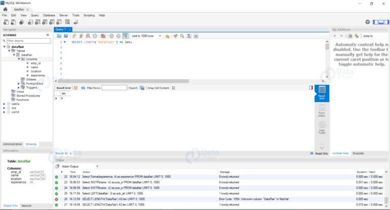 SQL String Functions with Syntax and Examples - DataFlair