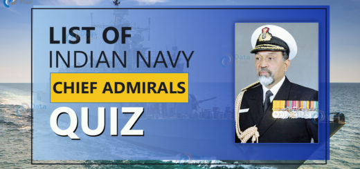 Quiz on Indian Navy Chief Admirals