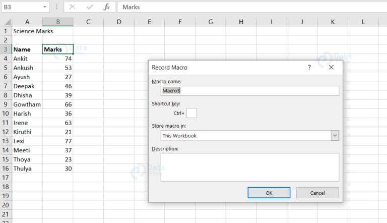 Macros in Excel - DataFlair