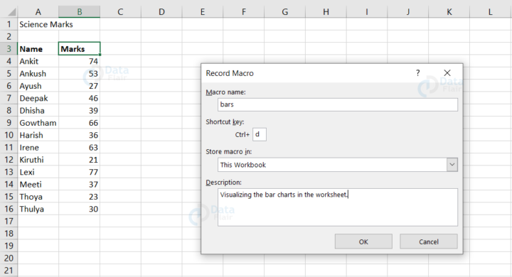 Macros in Excel - DataFlair