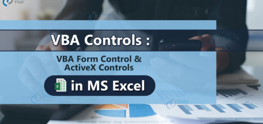 VBA Controls VBA Form Control & ActiveX Controls in Excel