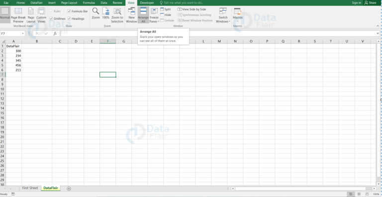 Workbook in Excel - DataFlair