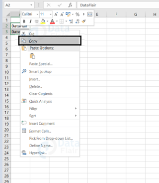 MS Excel Worksheet - DataFlair