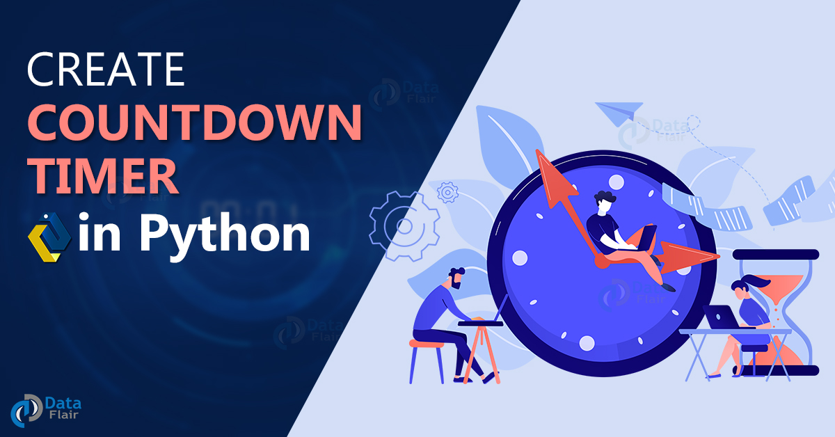 Countdown Clock And Timer Python Project - Studytonight