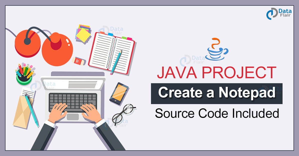 create notepad java project
