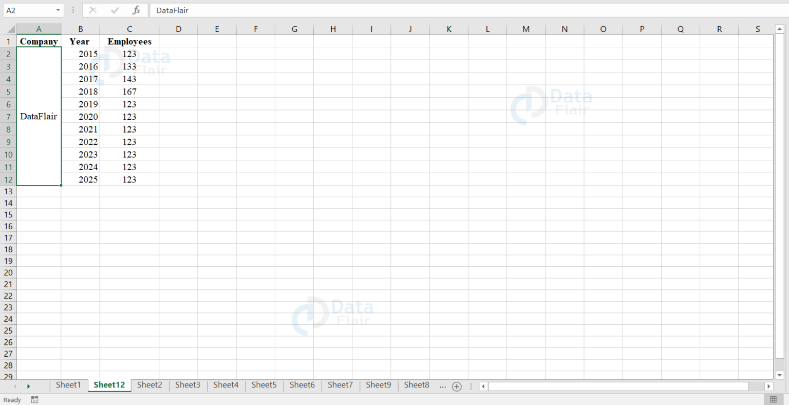 types-of-charts-in-excel-dataflair