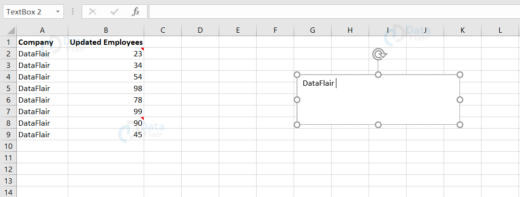 MS Excel Worksheet - DataFlair