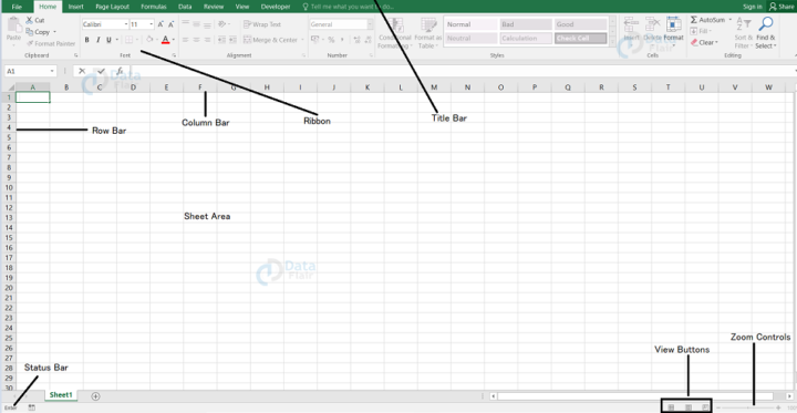 Excel Tutorial | First step to Learn Excel - DataFlair