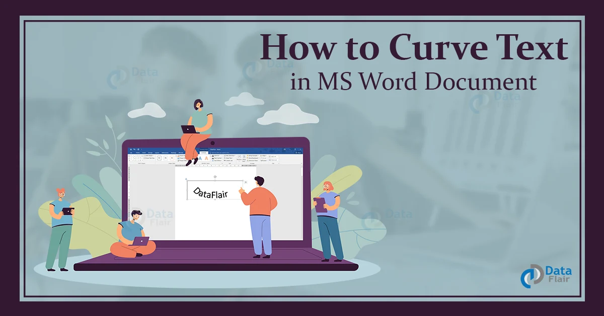 how to curve text in ms word