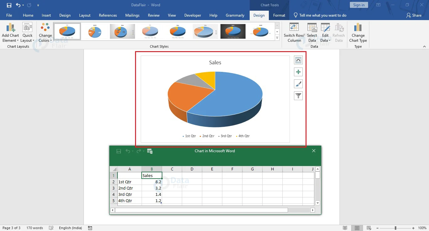 how-to-create-pie-chart-in-word-dataflair