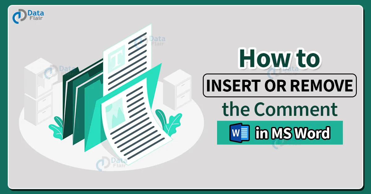 How to Insert or remove comment in Word