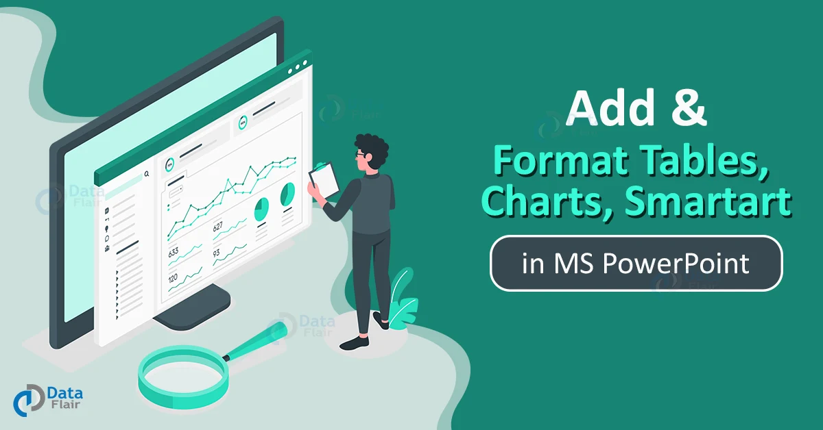 add and format tables charts smartart in powerpoint