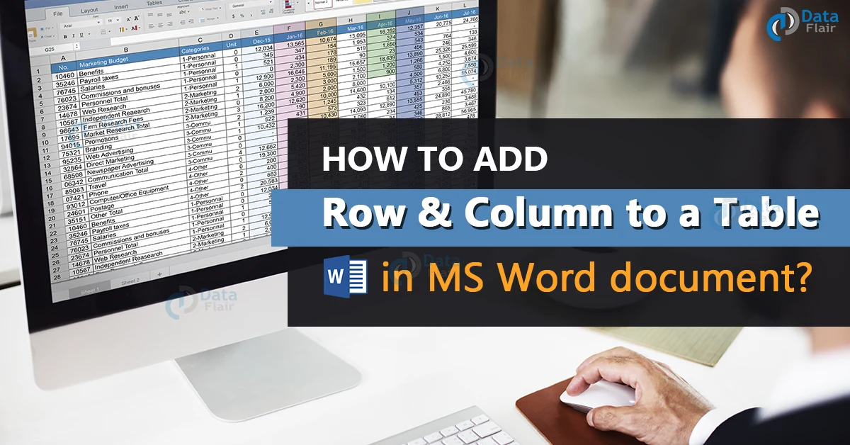 add rows columns in table in word document