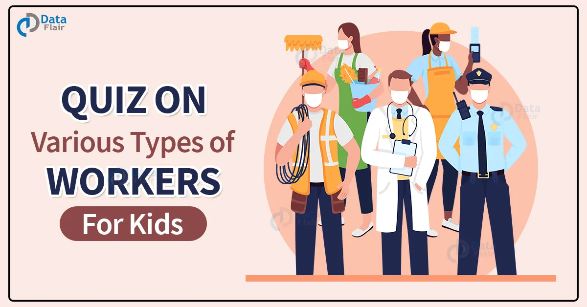 quiz on various types of workers for kids