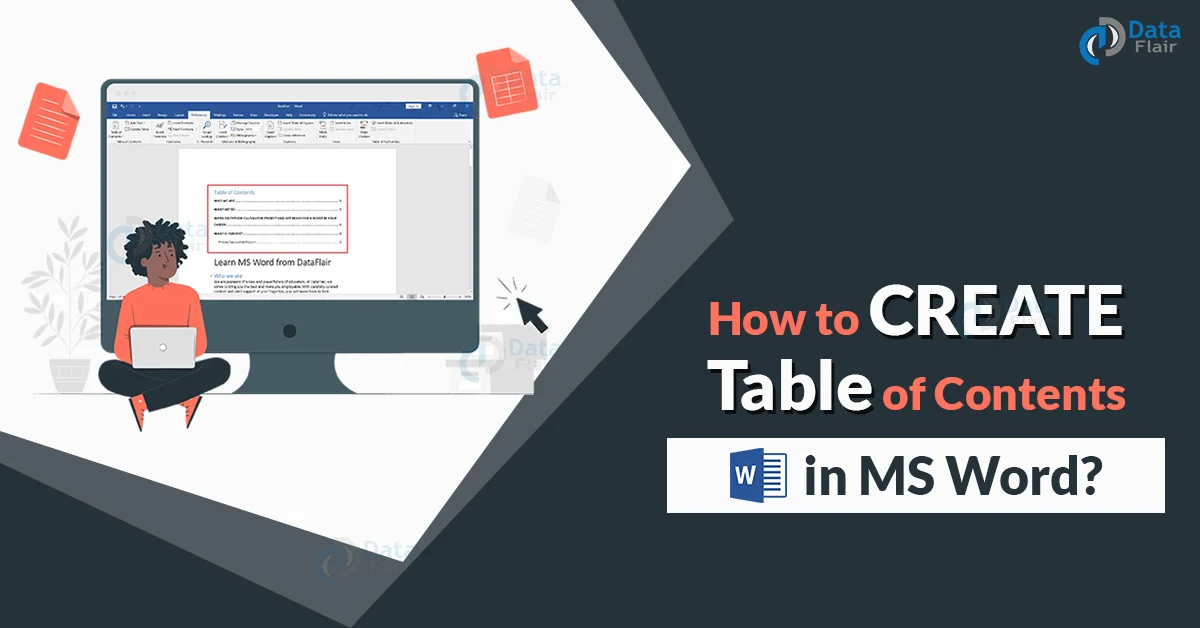 how to create a table of contents in ms word