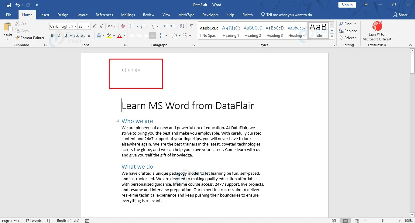 how-to-add-page-numbers-in-word-dataflair