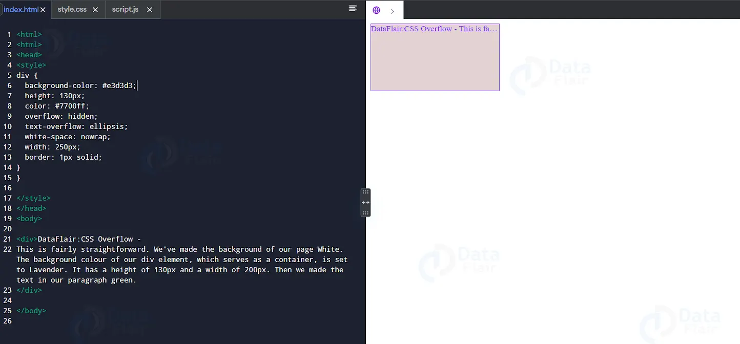 Css Overflow Dataflair 8481