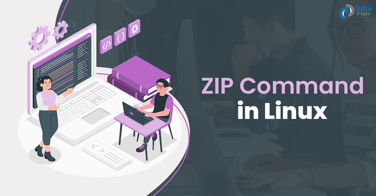 linux zip command