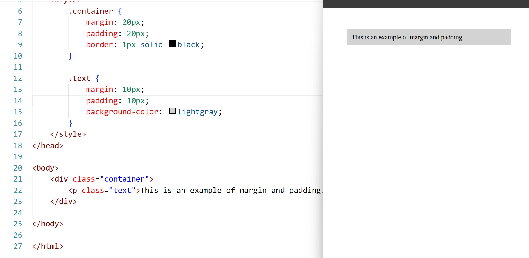 CSS Margin Vs Padding - DataFlair