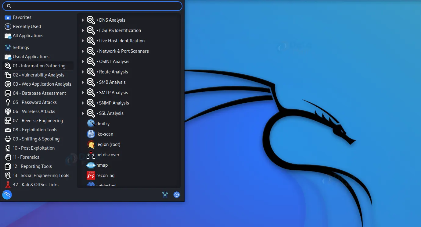 Kali Linux – Information Gathering Tools - DataFlair