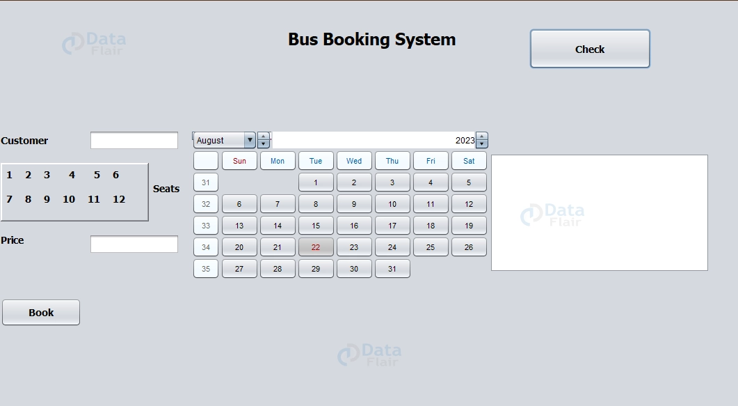 Java Project Bus Reservation System Dataflair 6216