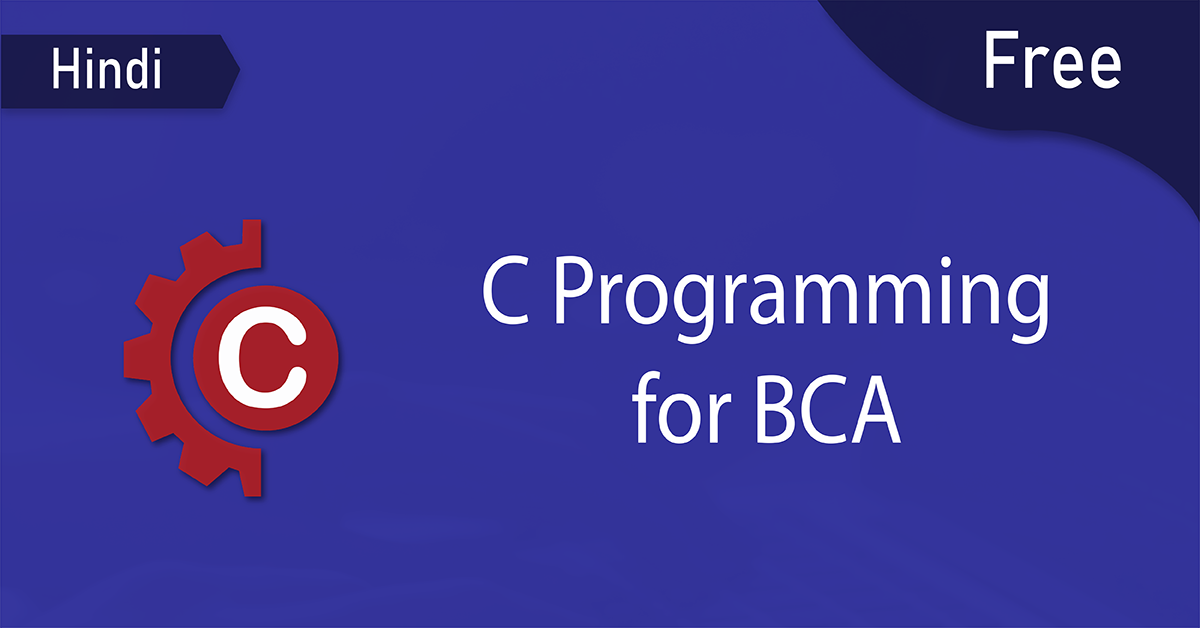 c programming for bca thumbnail hindi